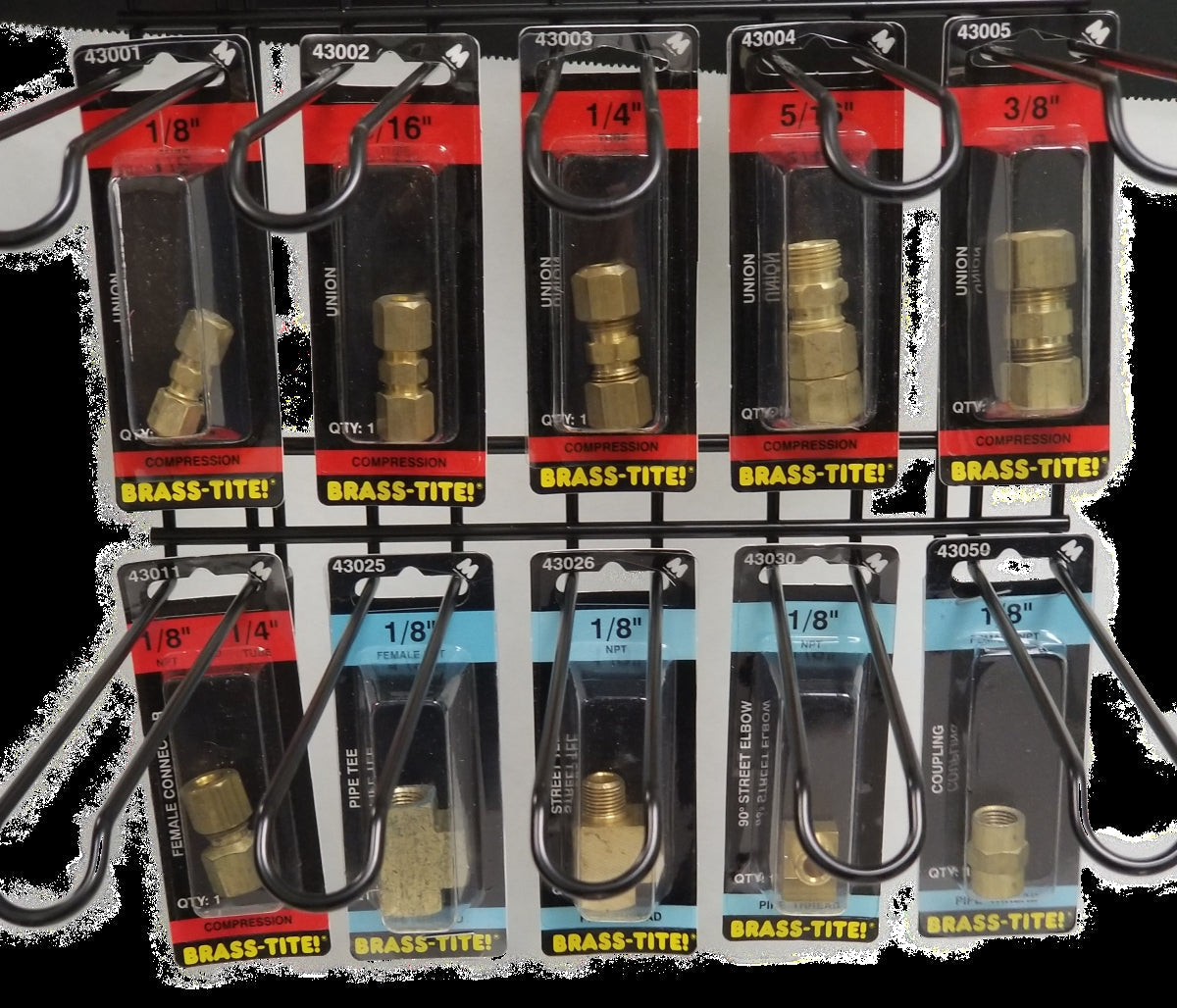 Barjan 074110976 Brass Tite Assorted 30 Skus